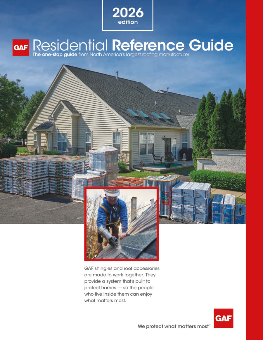 GAF Residential Reference Guide cover