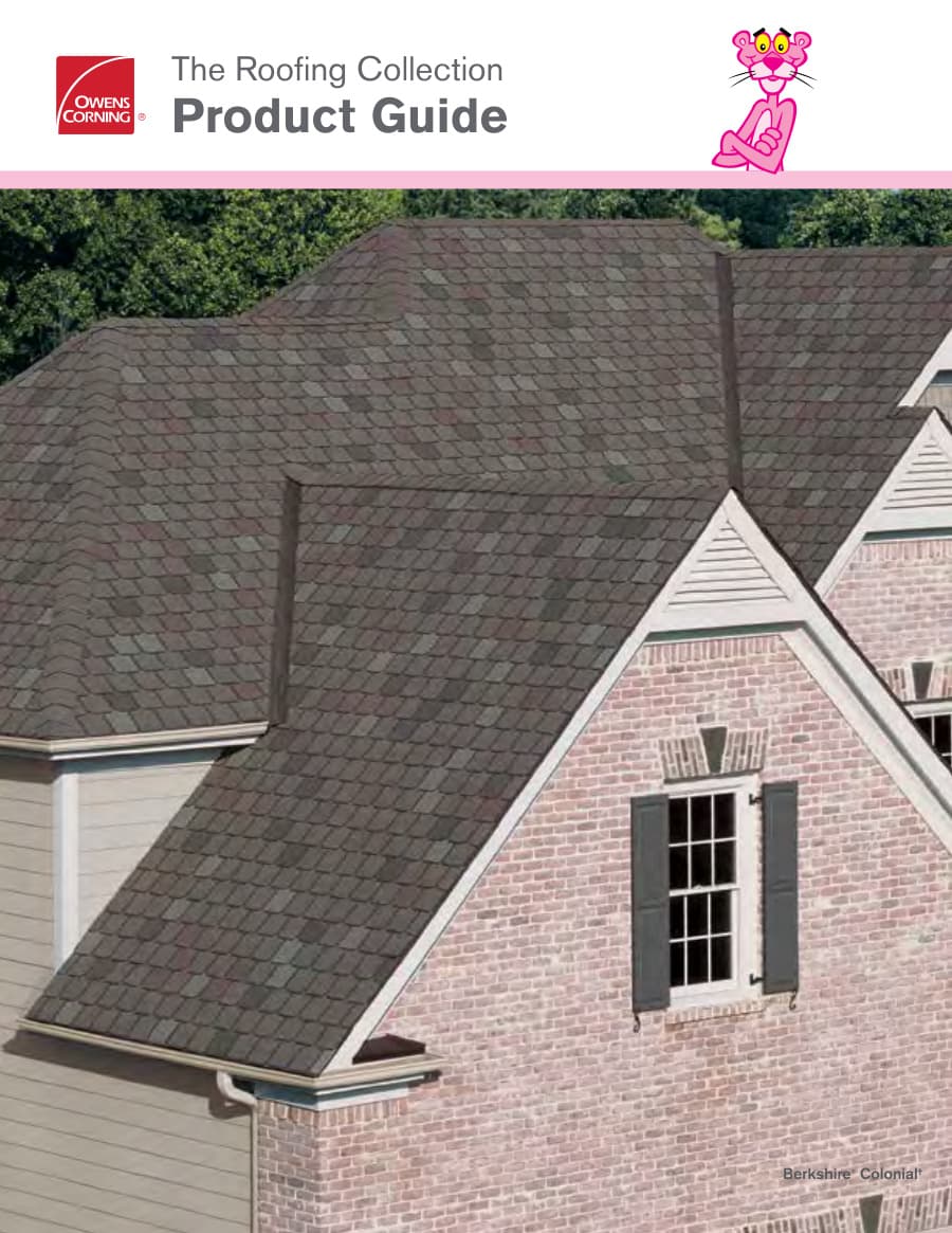 Owens Corning Roofing Product Guide cover