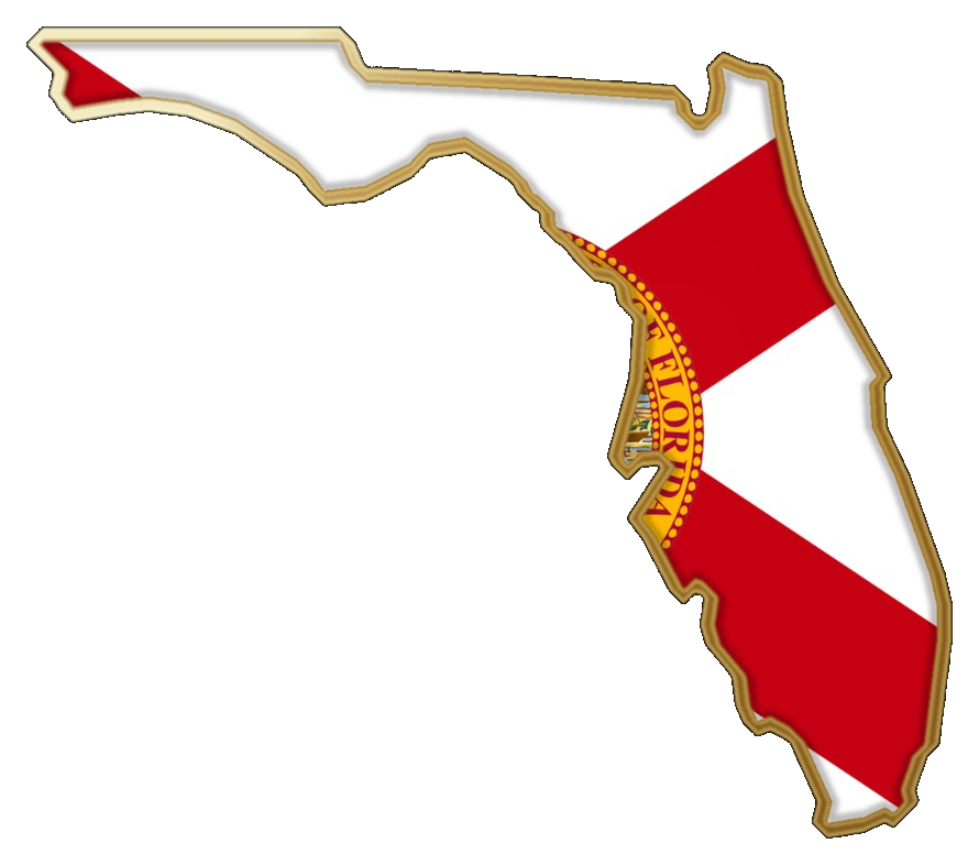 Location mark for Florida on Warm Home Inc service pages