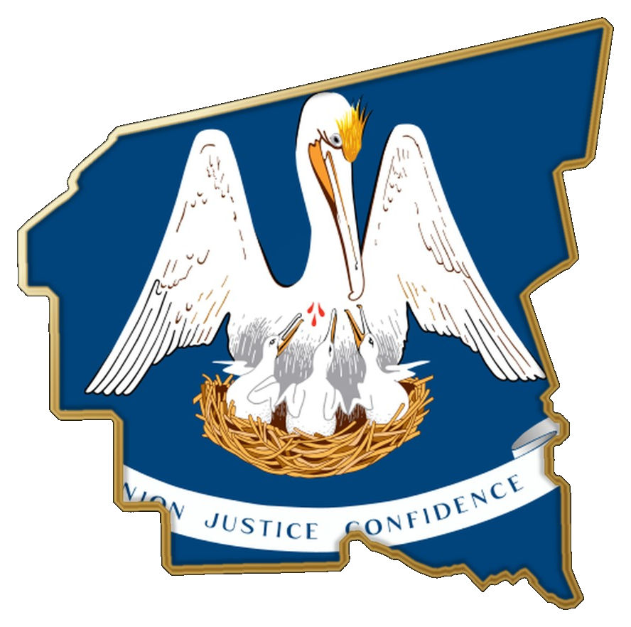 Location mark for St. James Parish, Louisiana on Warm Home Inc service pages