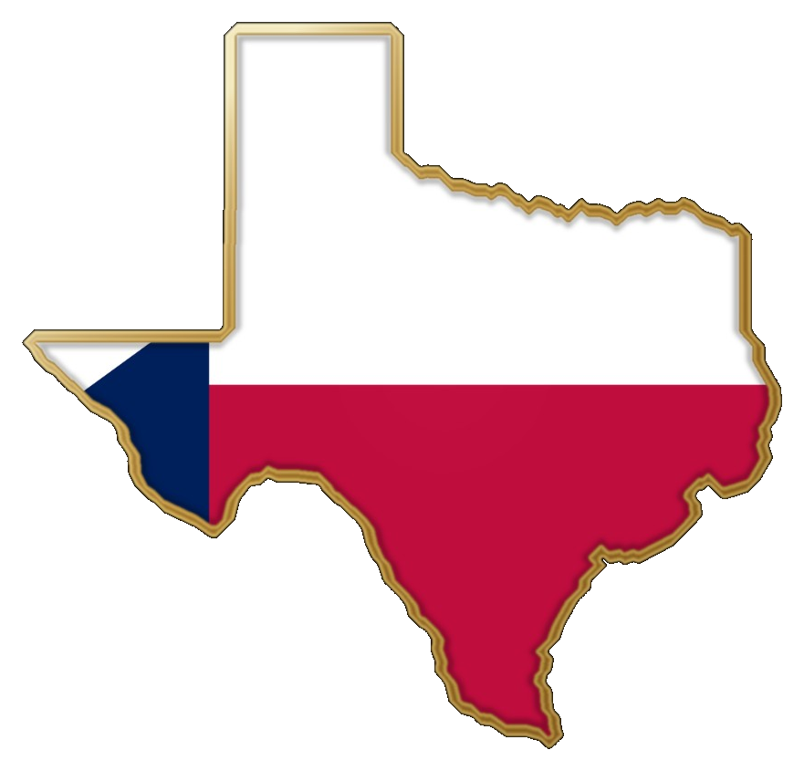 Location mark for Texas on Warm Home Inc service pages